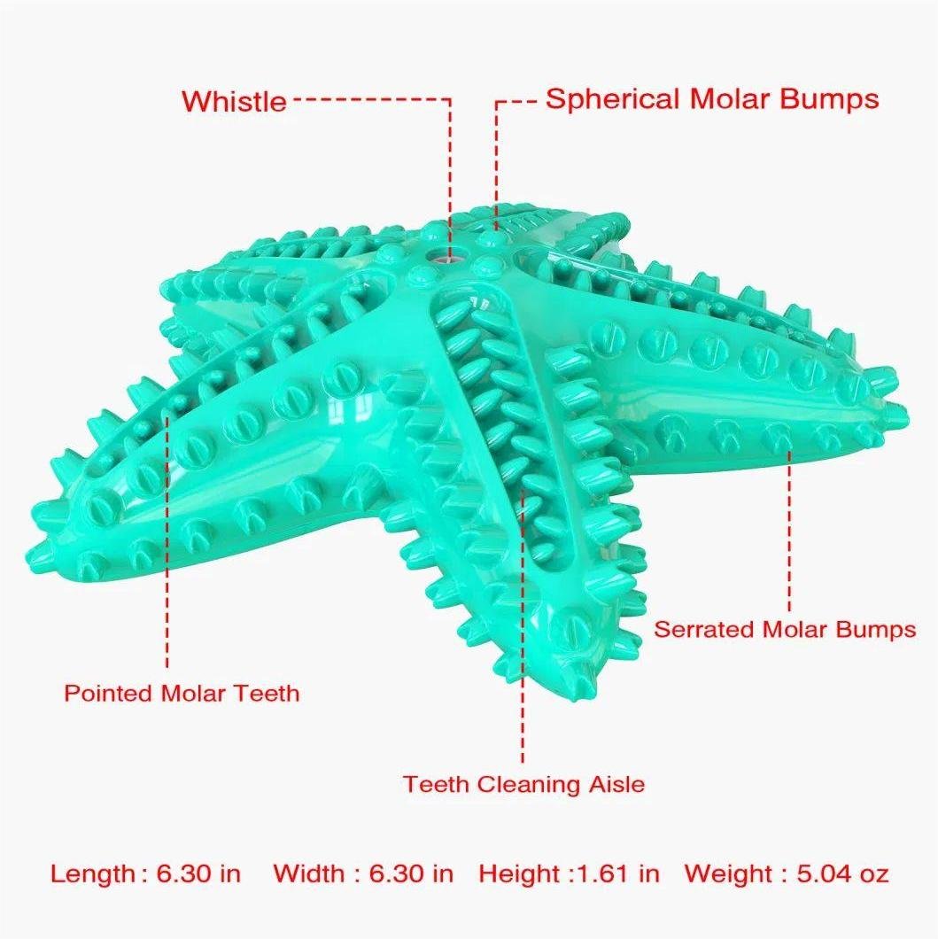 Bite Resistant Rubber Ball Teeth Grinding Sound Enhanced Dog Toy (2)