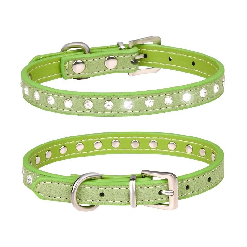 PU Leather Crystal Diamond Cat8